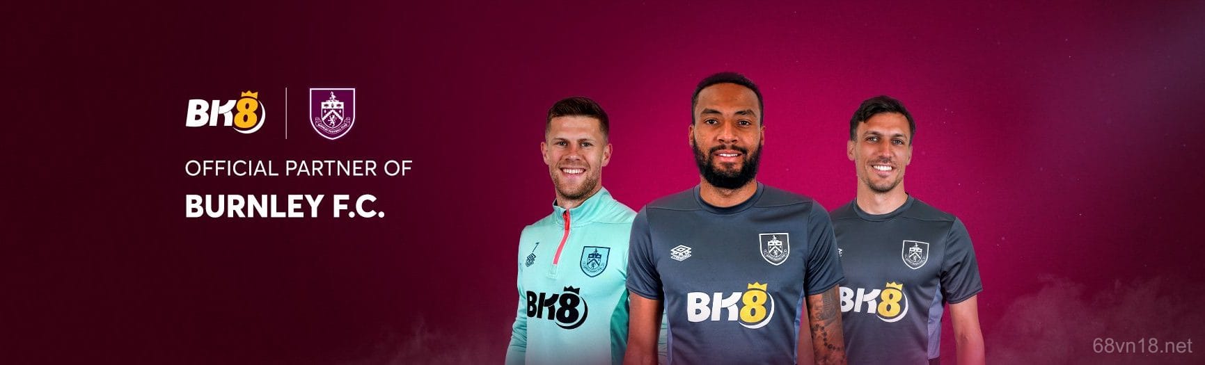 BK8 đối tác chính thức Burnley FC